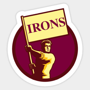 IRONS Sticker